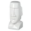 Privilege International Glossy Ceramic Head Bust - White