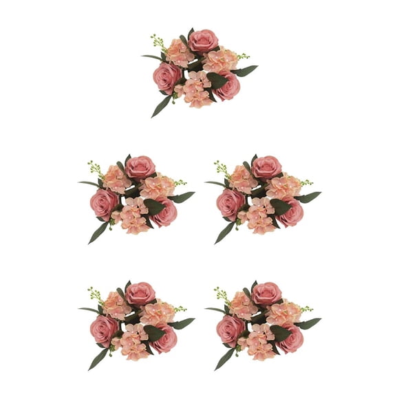 Toystoory Pillar Candle Rings Wreath Festival Wedding Party Halloween Decor Door Type2