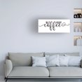 thumbnail image 2 of Canvas Wall Art - Jean Plout 'Coffee Typography B' Wall Art for Living Room, Bedroom, or Office DÃ©cor by Trademark Fine Art - 24 x 10 Inches, 2 of 4