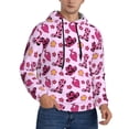 thumbnail image 2 of Fotbe Men's Hoodie with Retro Cowgirl Pattern - Kangaroo Pocket Pullover Hooded Sweatshirt, Perfect for Daily Wear, Travel, and Home-Large, 2 of 7