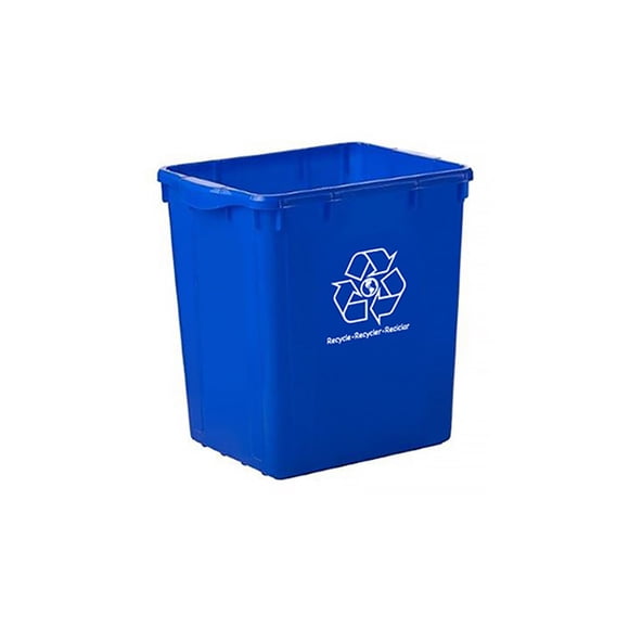 Bac de Recyclage en Bordure de Trottoir de 22 Gallons
