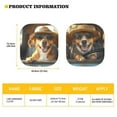 thumbnail image 3 of Jeiento Cute Puppy Sunshade Visor 2 Pack Automotive Windshield Sunshades Foldable 2-Piece Car Sunshades Easy Installation Keep Your Vehicle Cool Universal Vehicle Accessories, 3 of 6