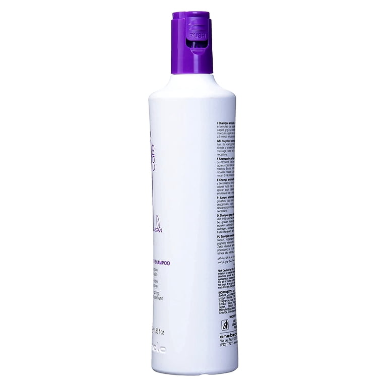 Fanola No Yellow Shampoo, 350ml / 11.83oz, Neutralizes Yellow