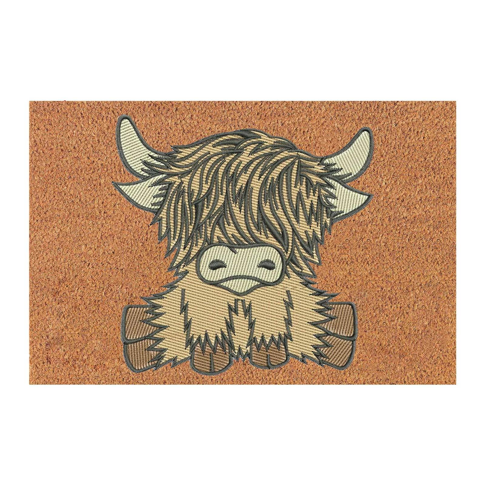 Home Mat Outdoor Home Decor Mat Cow's Shaggy Doormat Themed