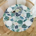 thumbnail image 3 of Tropical Palm Leaf Tablecloth Green Palm Leaf Rectangle Tablecloth Waterproof Wrinkle Free Table Cloth Table Cloth for for Dining Room Kitchen Decor and Outdoor Picnic Party, 3 of 3