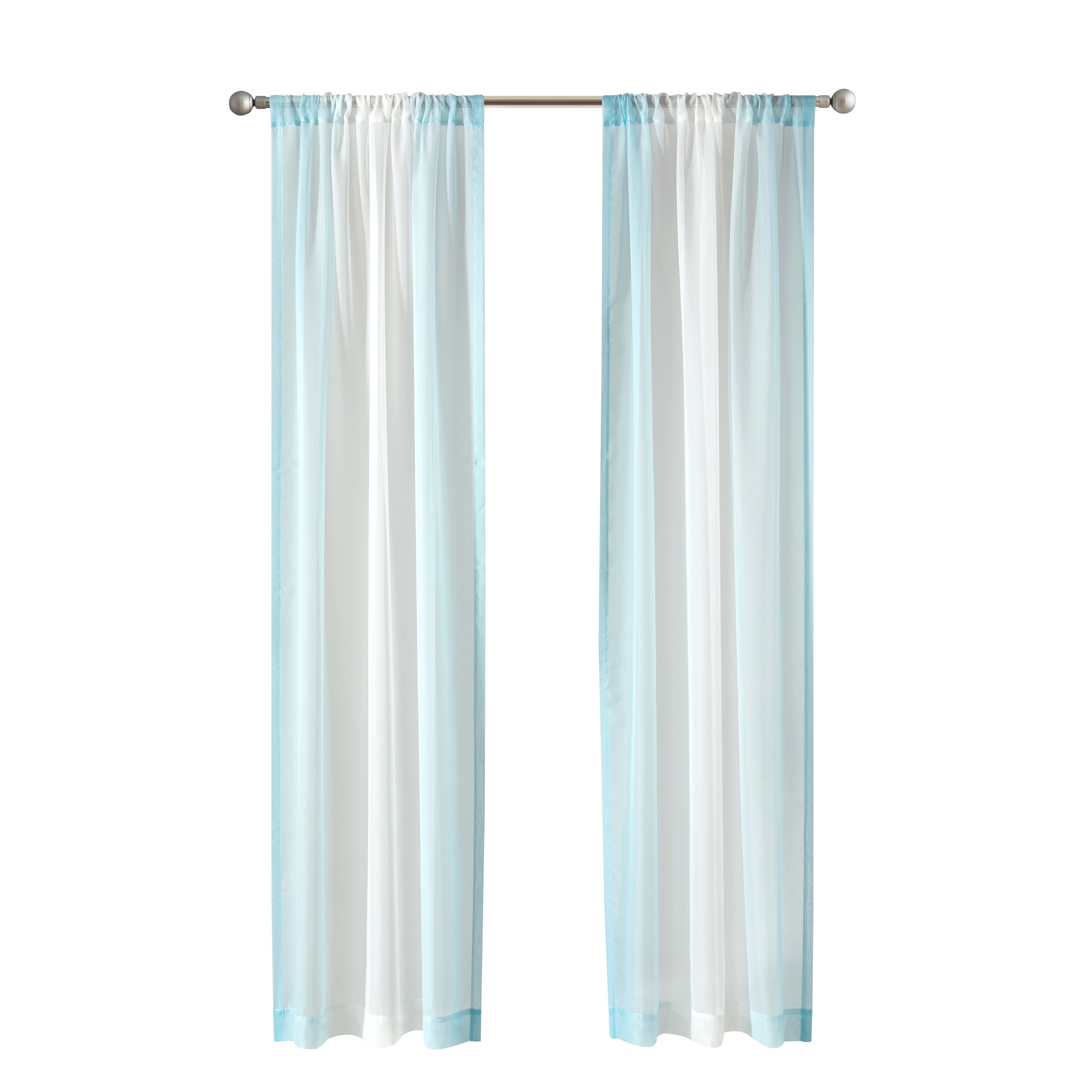 Heritage Club Ombre Sheer Single Window Panel