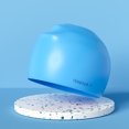 thumbnail image 1 of Gorro de natación para adultos, de silicona, con protección para los oídos, impermeable, para entrenamiento de cabeza, para hombres y mujeres, 1 of 3