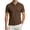 Coffee, variant on Mens Shirt Classic Solid Color Mesh Knit Breathable Comfortable Casual Short Sleeve Outdoor Activities Tops