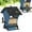 Blue, variant on Squirrel Proof Bird Feeders for Outdoors, 5LB Metal Hanging Feeders, Large Wild Feeders for Cardinals, Chickadees, Durable Backyard Feeders-One in Orange