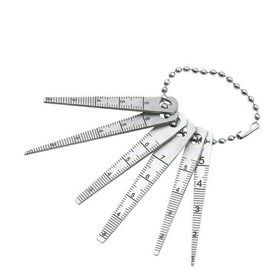 Zehuanyu  6 Pcs Optical Calibration Welder Inspection Ruler