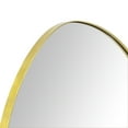 thumbnail image 3 of TEHOME Bertlinde Contemporary and Farmhouse 30 x 22" Gold Metal Framed Asymmetrical Mirror Irregular Mirror, 3 of 9