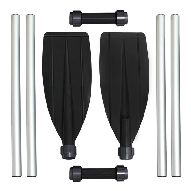 82 in Aluminum Boat Oars Doubleended Kayak Paddles Float Raft Canoe