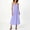 Purple, variant on XiYing Womens Dresses, Women Summer V-Neck Slim Fit Adjustable Straps Floral Print Dress, S-Xxl,