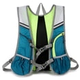 thumbnail image 5 of Yajisi Breathable Hydration Backpack Nylon Reflective Water Bladder Pack for Hiking Running Cycle 2L Compartment Capacity Blue 15.7 inches / 40 cm, 5 of 6