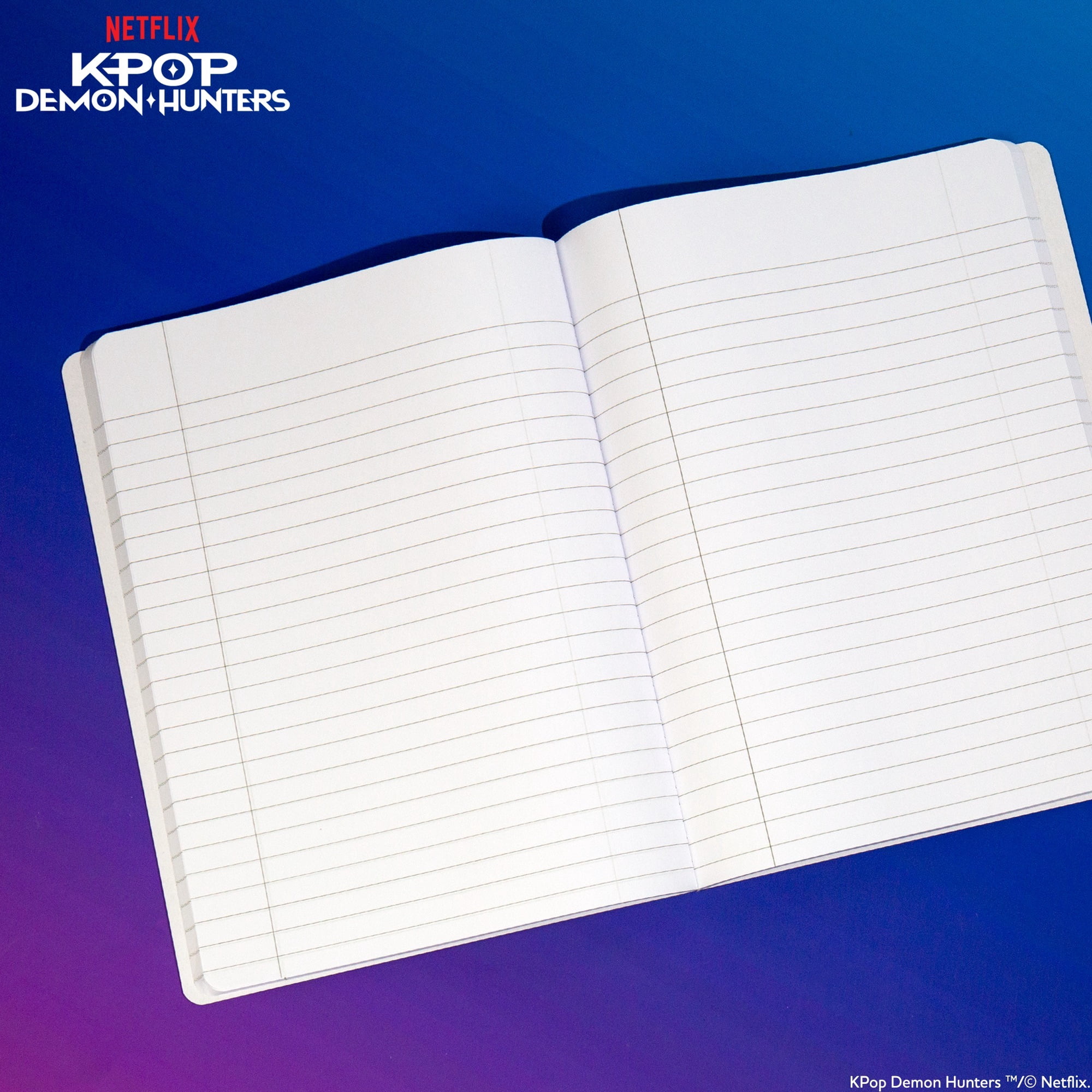 Netflix KPop Demon Hunters™ Composition Notebook, 80 Wide-Ruled Pages