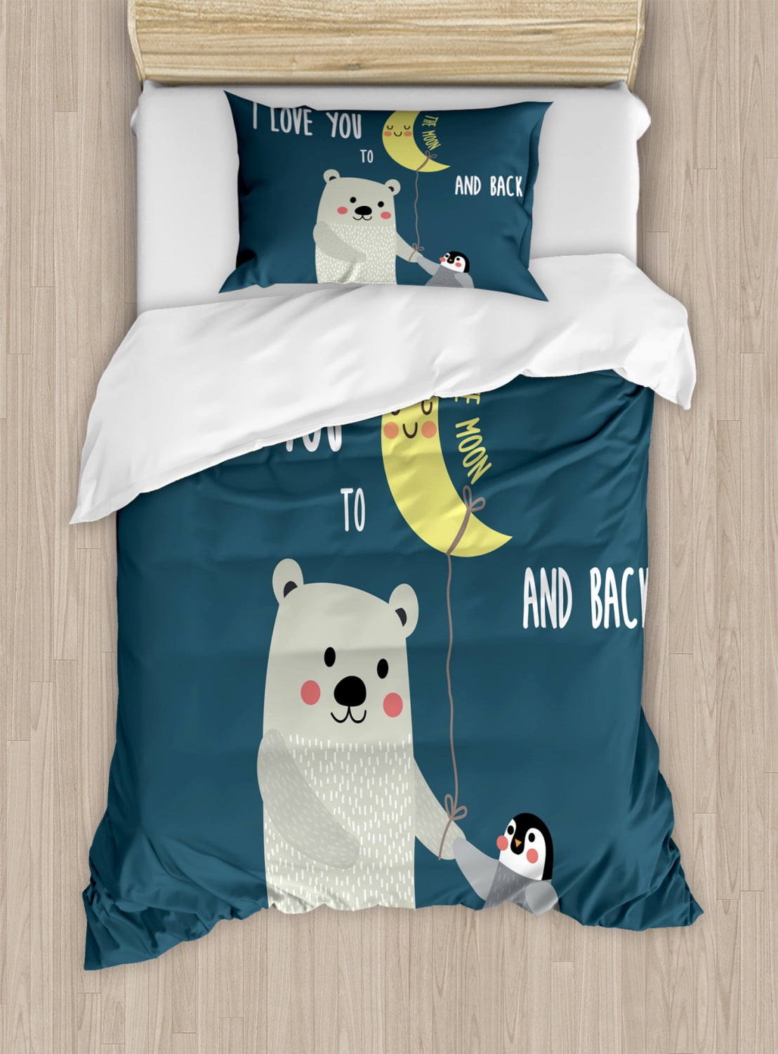 grey teddy duvet set