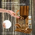 thumbnail image 4 of Threns Squirrel Feeder with Water Bottle Wooden Squirrel Picnic Table Feeder Hold Corn Peanut for Outside Garden Backyard Patio, 4 of 10