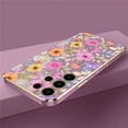 thumbnail image 4 of Flower Case For Samsung Galaxy S23 Ultra S22 S21 Plus S20 fe S10 NOTE 20 10 8 9 Luxury Plating Silicone Soft Shockproof Cover, 4 of 5
