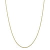 14k Yellow Gold Lobster Claw Closure Valu plus 1.3mm Sparkle Cut Chain Necklace 18 Inch Jewelry Gifts for Women