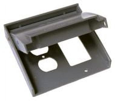Bell Outdoor Weatherproof Cover,Self Closing,Aluminum 5033-0