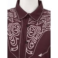 thumbnail image 6 of Lejafay Women's Embroidered Western Cowboy Vintage Button Down Long Sleeve Retro Collared Type F S, 6 of 7