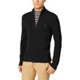thumbnail image 1 of Tommy Hilfiger Mens Textured LS Cardigan Sweater, Negro, XX-Large, 1 of 1