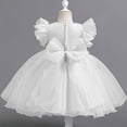 thumbnail image 5 of KAOOCXU Children Girls Dress Birthday Party Fluffy Dresses Spring And Autumn Cozy Breathable Wear, 5 of 7