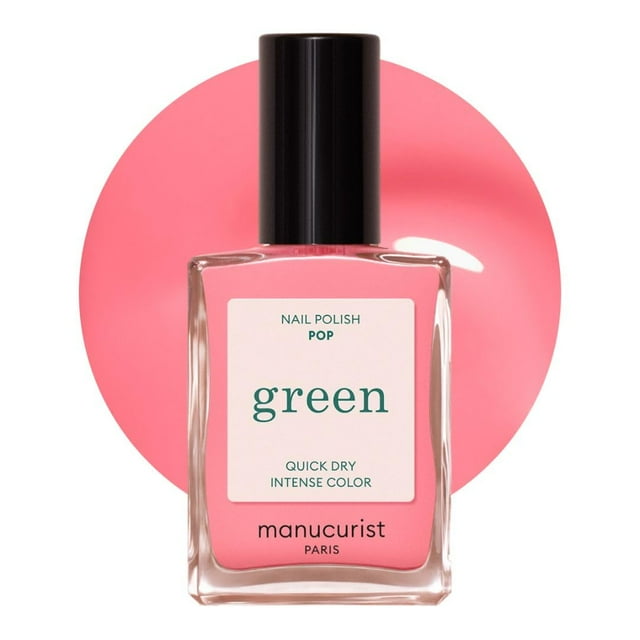 Esmalte de uñas Manucurist Green Pop Pink Pastel, 15 ml, 9 unidades, vegano