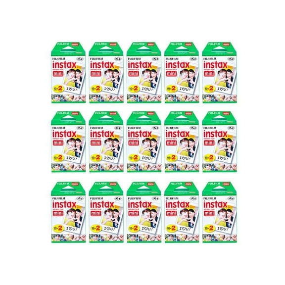 Fujifilm Instax Mini Instant Film (15 Twin Packs, 300 Total Pictures)