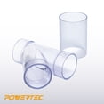 thumbnail image 2 of Conexión en Y POWERTEC para tuberías de recolección de polvo de 2.5 pulgadas con empalme, 2 of 7