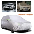 thumbnail image 4 of Car Cover Full Covers with Reflective Strip Sunscreen Protection Dustproof UV Scratch-Resistant for 4X4/SUV Business Car, 4 of 7