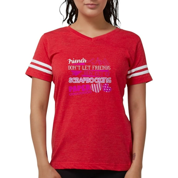 CafePress - Scrapbooking Paper T Shirt - Womens Football Shirt