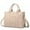 Beige almond, variant on Lovevook Purse and Handbags,Vegan Leather Tote Bag for Women, Zipper Satchel Shoulder Bag Crossbody Bag for Daily