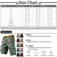 thumbnail image 3 of Men's Flex Cargo Shorts Multi-Pocket Elastic Waist Shorts Pants Drawstring Ripstop Straight Leg Cargo Short Loose Fit Hiking Outdoor Lightweight Work Bottom,Green L, 3 of 4