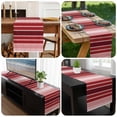 thumbnail image 6 of Red Vertical Striped Table Runner 70 Inches Long, Farmhouse Minimalist Abstract Lines Kitchen Coffee Dining Table Decoration for Home Party Birthday Wedding Home Decor 13x70 Inches, 6 of 8