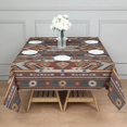 thumbnail image 3 of Multicolor Geometric Boho Pattern Square Tablecloth,Waterproof Square Table Cover,Wipeable Spillproof Washable Table Cover for Home Kitchen Party Decor 52"x52"(132x132cm), 3 of 6