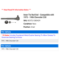 thumbnail image 2 of Inner Tie Rod End - Compatible with 1975 - 1986 Chevy C30 1976 1977 1978 1979 1980 1981 1982 1983 1984 1985, 2 of 2