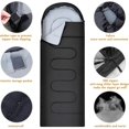 thumbnail image 2 of Sleeping Bag for Adults 3-Season - Ultra-Light & Warm, Waterproof Camping Sleeping Bag, Lightweight with Compact Bag, 2 of 4