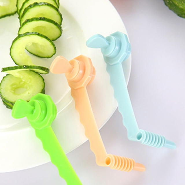 RKSTN Embossing Device 2Pcs Fruit Vegetable Roll Cutter Vegetable Coilers Potato Radish Kitchen Gadgets