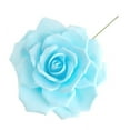 thumbnail image 1 of Rose Foam Flower with Stem, Blue, 13-Inch, 1 of 1