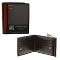 thumbnail image 1 of Man Brown 3 Fold Money Clip Wallet, 1 of 5