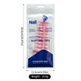 thumbnail image 4 of French White Edge Retro Gradient Nail Wear Toe, 4 of 5