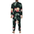 thumbnail image 5 of Bingfone Men'S Pajama Set 2 Piece Loungewear Pjs, Long Sleeve With Pajama Pants-Baby Sloths, 5 of 9