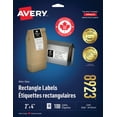 thumbnail image 1 of Avery White Rectangle Labels with Sure Feed Technology, TrueBlock, 2" x 4", for Laser and Inkjet Printers 10 labels/Sheet, 10 Sheets/Pack - 8923, 1 of 6