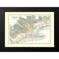 thumbnail image 2 of Bertarelli 24x18 Black Modern Framed Museum Art Print Titled - Sanremo Italy - Bertarelli 1914, 2 of 5