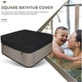 thumbnail image 2 of Outdoor Spa Covers, Stylish Design Waterproof Bathtub Cover, Suitable For Garden Hot Tub Spa, Tear-Resistant And Weatherproof, Convenient Storage And Installation, 2 of 6