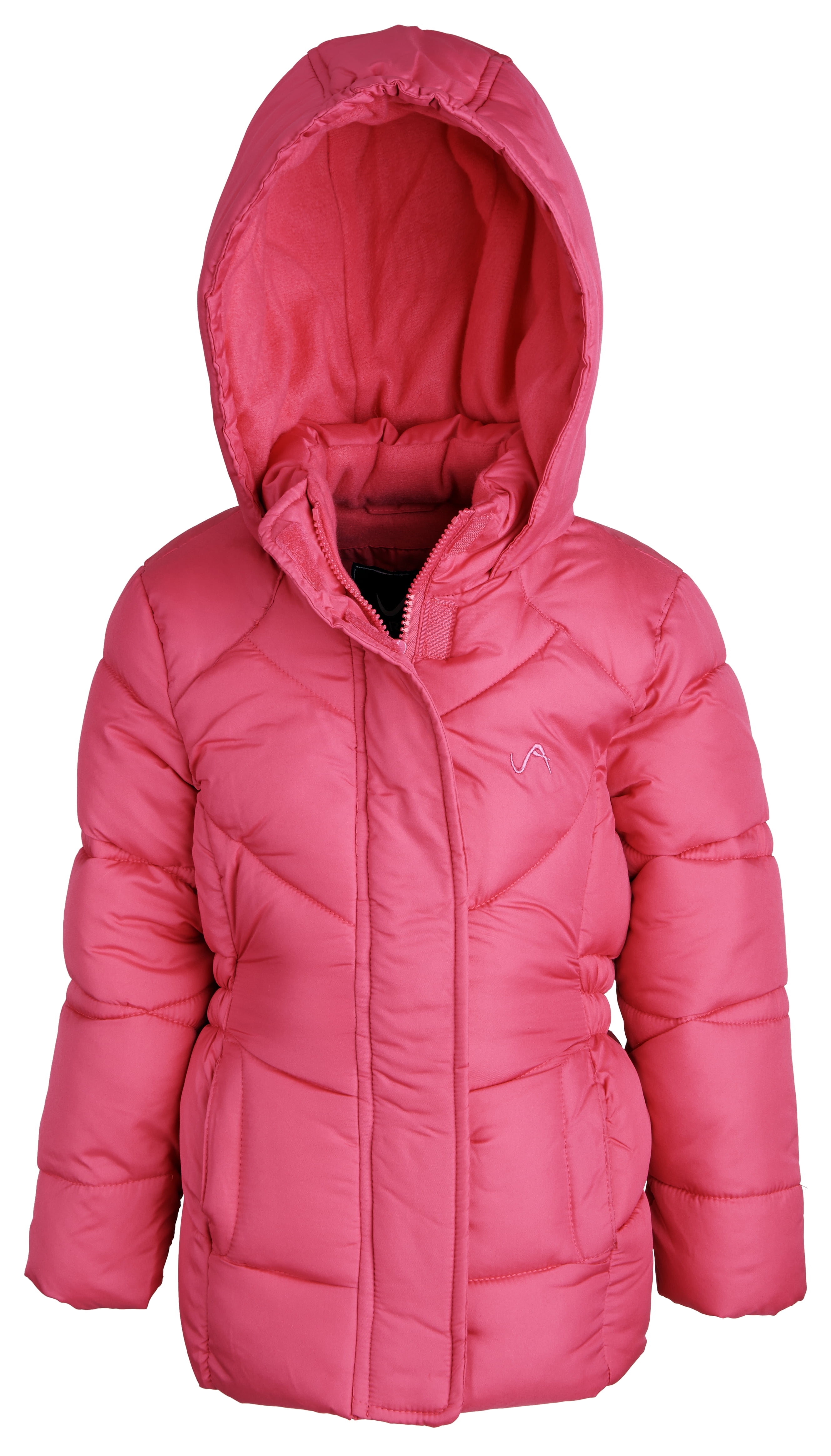 Vertical 9 Little Girls Down Alternative Fleece Lined Winter Puffer
