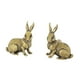 thumbnail image 2 of 2 pomos metálicos con forma de conejo para muebles, modernos y multifuncionales de latón para puertas de armarios. Marrón, 2 of 9