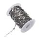 thumbnail image 4 of Cadena de eslabones de estrella de 1 metro, cadena envuelta en alambre con cadena de cable de carrete para manualidades, pulseras, fiestas, collares, Argén Macarena Cadenas de eslabones de estrella, 4 of 8