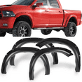 thumbnail image 2 of Ikon Motorsports Compatible with 09-18 Dodge Ram Pocket Rivet Style Fender Flares PP Smooth, 2 of 6